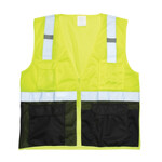 227105CP NS Ultrabrite Workwear Class 2 Reflective Hi-Vis Black Bottom Traffic Safety Vest