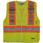 192605CP Viking 5pt Tear Away Class 2 Safety Vest