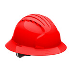 96374CP JSP EV6161 Evolution Deluxe Full Brim Hardhat w/ 6 Point Ratchet Suspension