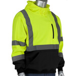 258917CP PIP ANSI Type R Class 3 Hi-Vis Pullover Sweatshirt with Black Bottom