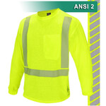 287993CP RAF Hi-Vis Class 2 Long Sleeve Jersey Knit T-Shirt