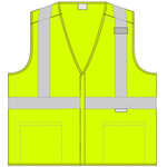 201008CP RAF Class 2 Mesh 5pt Breakaway Safety Vest