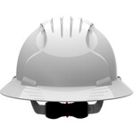 184096CP JSP Evolution 6161V Deluxe Full Brim Vented Hard Hat w/ Ratchet Suspension