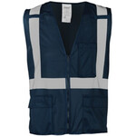 262493CP Ironwear Economy Mesh Multi-pocket Reflective FR Vest