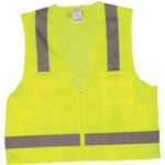 293048CP Body Guard HV250 Solid/Mesh Surveyors Safety Vest