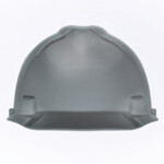 294430CP MSA V-Gard Large Gray 4 Pt Ratchet Suspension Cap Hardhat - Gray