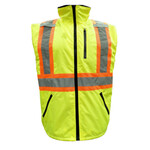 296934CP Viking Class 2 Fleece Lined 150D Ripstop Safety Vest 