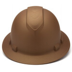 Pyramex Ridgeline 4 Point Ratchet Full Brim Style Hardhat - Copper