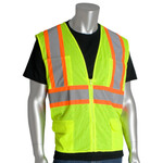 PIP ANSI Class 2 Two-Tone Six Pocket Mesh Vest