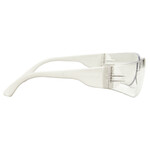 Crews Checklite Clear Anti-Scratch Lens & Clear Temples Safety Glasses