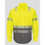 Bulwark SLB4 Class 3 Color Block Uniform Shirt HRC-2