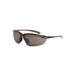 Radians Crossfire Sniper HD Brown Flash Mirror Lens & Cyrstal Brown Frame Safety Glasses