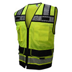 Radians SV66B Class 2 Hi Vis Black Bottom Two-Tone Engineer Safety Vest 