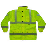 Majestic Glove 75-1303 Hi-Vis Class 3 Lined Parka 