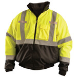 OccuNomix LUX-ETJBJR Type R Class 3 Three-Way Black Bottom Bomber Jacket