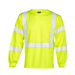ML Kishigo Class 3 Long Sleeve Hi-Vis Traffic Safety T-Shirt