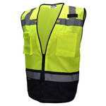 Radians SV59B Class 2 Heavy Duty Black Bottom Surveyor Safety Vest 