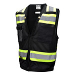 Radians SV59-1 Type O Class 1 Heavy Duty Surveyor Safety Vest - Black
