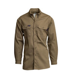 Lapco FR 8.7 Cal 7oz Flame Resistant 100% Cotton Twill Men's FR Uniform Shirt