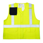 FR REFLCTV RT POCKT VEST RAILSRV