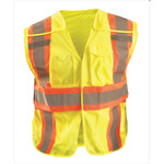 238048CP Occunomix Hi-Vis Classic Mesh Class 2 Two-Tone Expandable Safety Vest