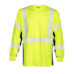 ML Kishigo Premium Black Series Long Sleeve Microfiber Class 3 T-Shirt