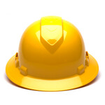 Pyramex Ridgeline Vented Full Brim Hard Hat w/ 4-Point Ratchet Suspension