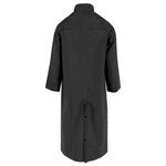 Limited Flammibility Black 60" PVC/POLY Rain Coat