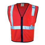 ML Kishigo Single Pocket Mesh Vest w/ Zipper