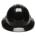 Pyramex SL Series Full Brim Hardhat w/ 4 Point Ratchet Suspension-Black