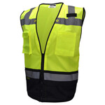 370344CP Radians SV59B Type R Class 2 Heavy Duty Black Bottom Surveyor Safety Vest