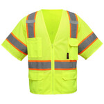 371538CP GSS Safety Class 3 Premium 6 Pocket Safety Vest