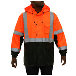 366416CP 431-ST RAF Waterproof Hooded Hi-Vis Parka
