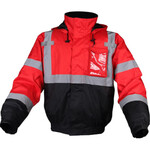 371927CP GSS Safety Non-ANSI  Waterproof Black Bottom Bomber Jacket