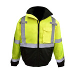 372243CP Radians SJ11QB Class3 Hi-Vis Weatherproof Bomber Jacket w/ Built-in Quilted Liner