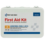 330571CP First Aid Only® 25-Person Bulk Metal First Aid Kit, ANSI Compliant