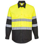 Port West Two Tone ANSI Long Sleeve Work Shirt