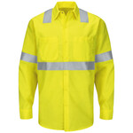 319242CP CLS 2 LONG SLV WORK SHIRT HIVIS YW	