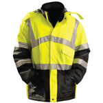 325722CP OccuNomix Class 3 Hi-Vis Premium Insulated Cold Temperature Traffic Safety Parka
