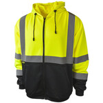 411312CP Majestic ANSI Class 3 Type R Hooded Sweatshirt with Teflon® Fabric Protector