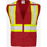 390266CP SAFETY VEST RADIO CLIPS, 6 POCKETS