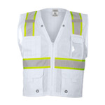 317276CP ENHANCED VISI MULTI POCKET MESH VEST