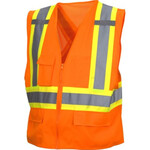 245552CP Pyramex™ Class 2 Hi Vis Orange Safety Vest