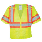 394818CP Ironwear Mesh Class 3 Reflective Breakaway Safety Vest w/ radio clips