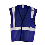 358684CP ENHANCED VISIBILTY VEST REFLEC STRIPES