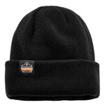 440679CP Ergodyne N-Ferno 6811Z Zippered Rib Knit Beanie Hat (Bump Cap Not Included)