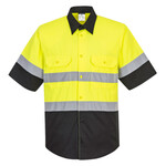 363791CP E067 - Two Tone Short Sleeve ANSI Work Shirt