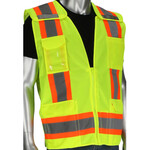 399970CP PIP 302-0505 Type R Class 2 Mesh Breakaway Surveyors Safety Vest
