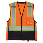 23043-23033 GloWear 8251HDZ-BK Two-Tone Hi-Vis Safety Vest