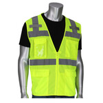 386011CP ANSI TYPE R CL2 Surveyors Vest ID Pocket